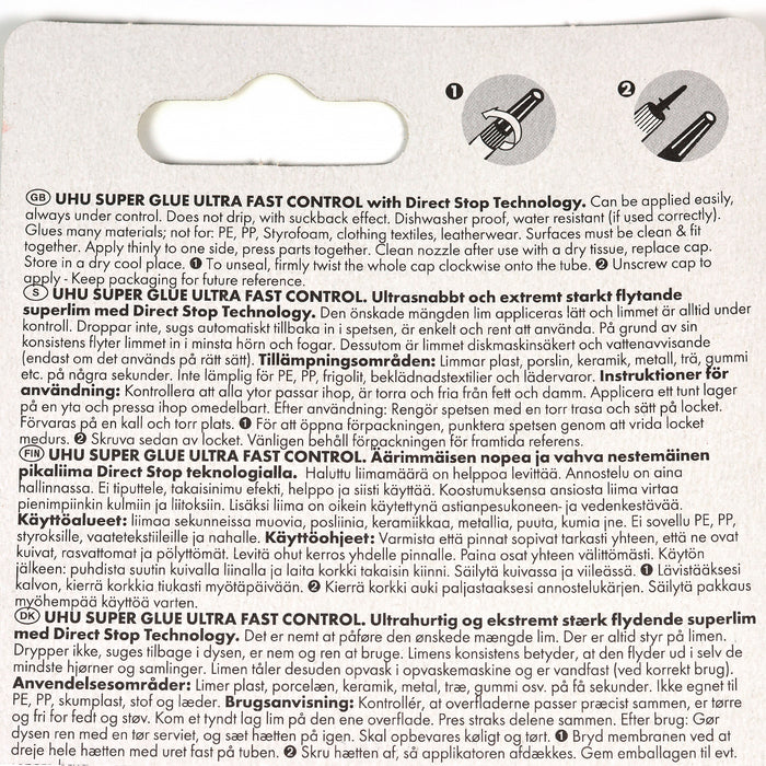 UHU Super Glue Control, 3g