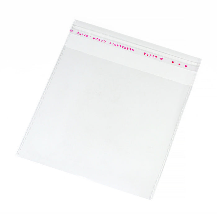 Transparenta plastpåsar, 12x14cm