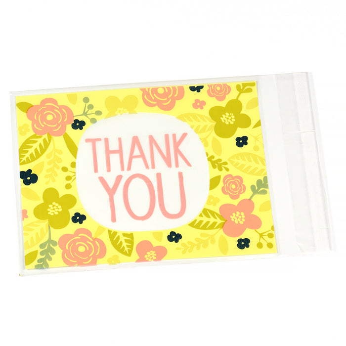 Plastpåsar "thank you", 10x15cm
