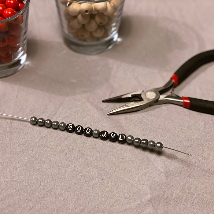 Aluminiumtråd, silver, 0,8mm, 5m