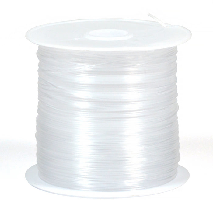 Nylonlina, ej elastisk, 0,6mm, 20m