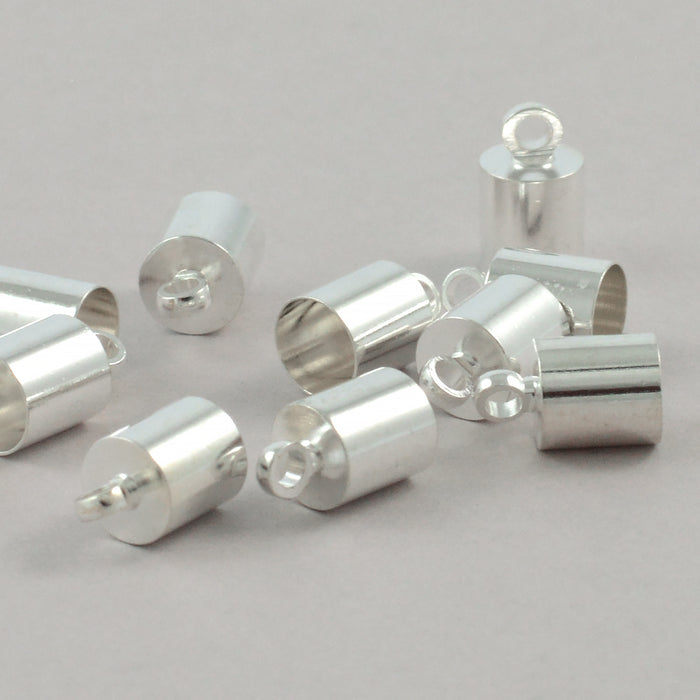 Bandavslut, silver, 5,5mm, 8st