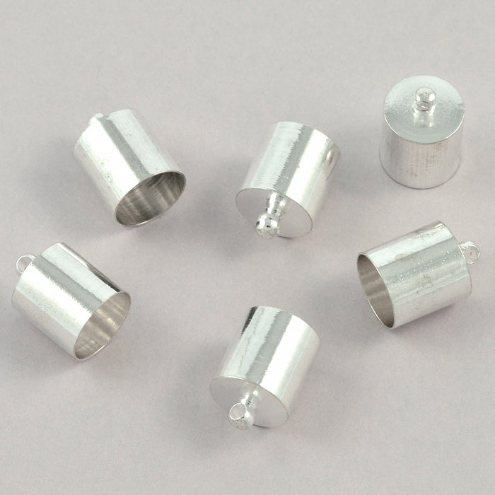 Bandavslut, silver, 9,5mm, 4st