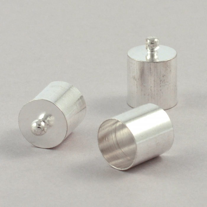 Bandavslut, silver, 9,5mm, 4st