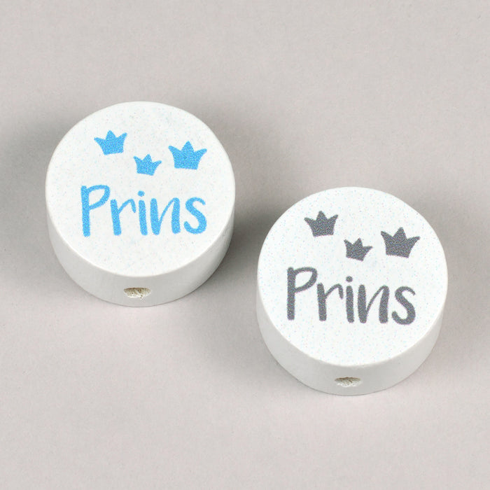 Motivpärla i trä, "Prins"
