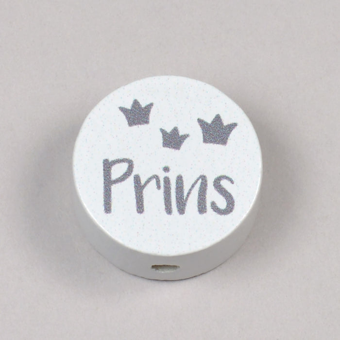Motivpärla i trä, "Prins"