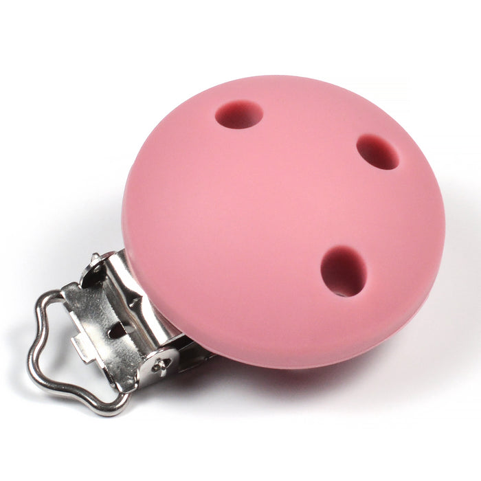 Silikonclips, deep mauve