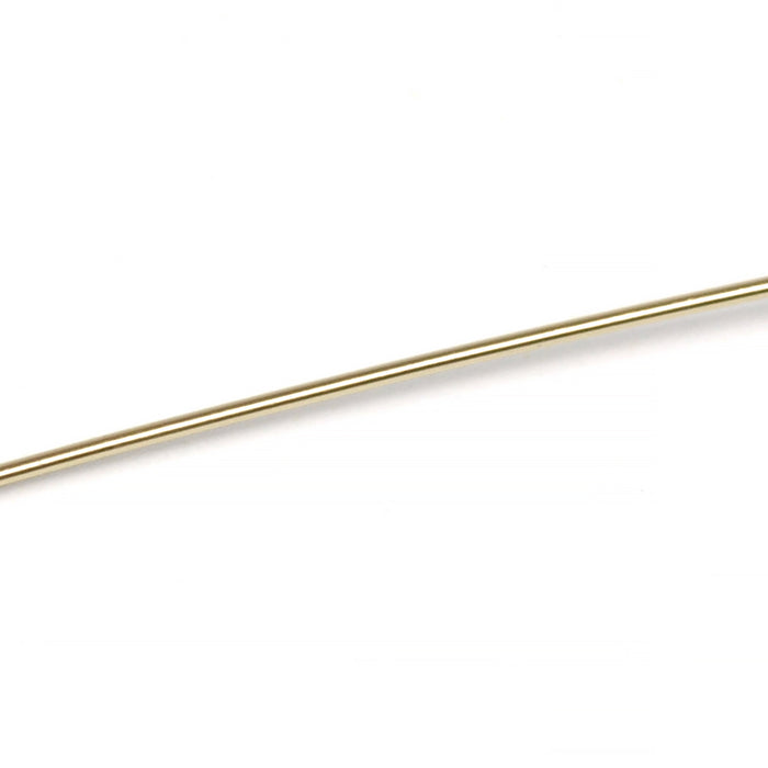 Aluminiumtråd, ljus guld, 0,6mm, 10m