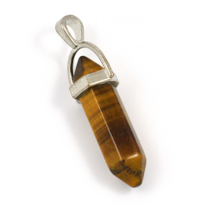 Berlock, bullet av tigeröga, 32mm, 1st