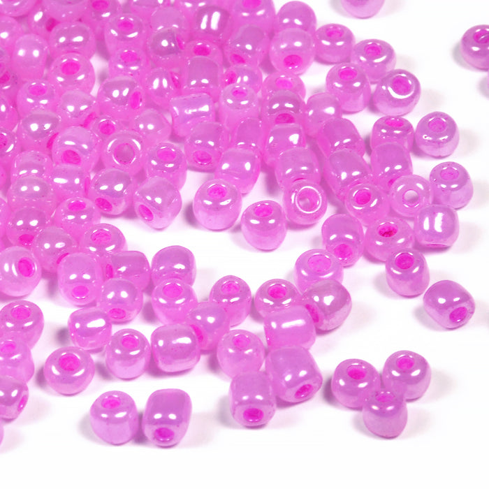 Seed Beads, 4mm, ceylon orchid