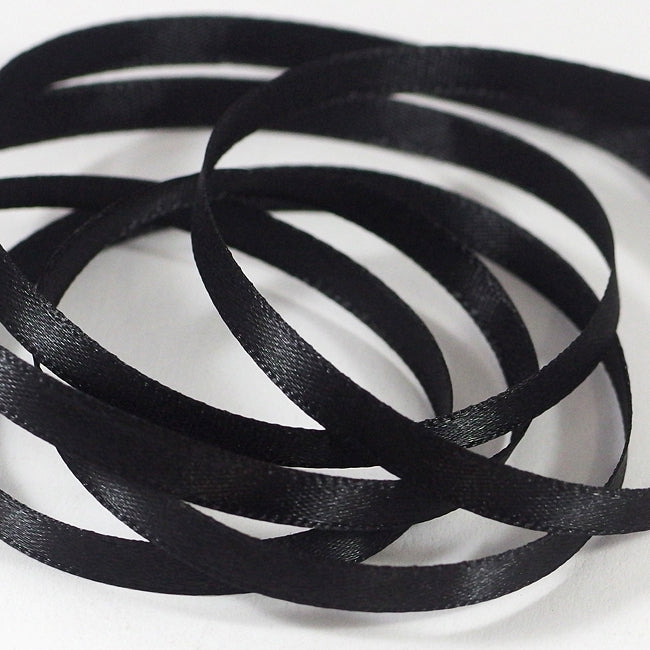 Satinband, 6mm, hel rulle på 22m