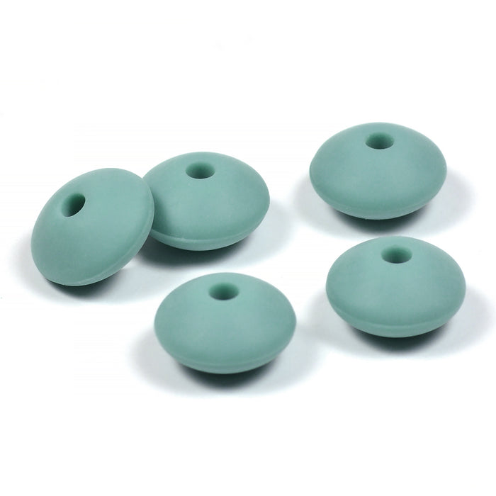 Silikonlinser, misty blue, 5st