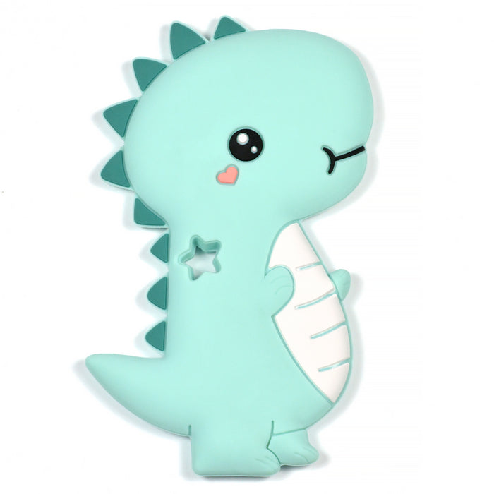 Silikon bitring, dino med stjärna