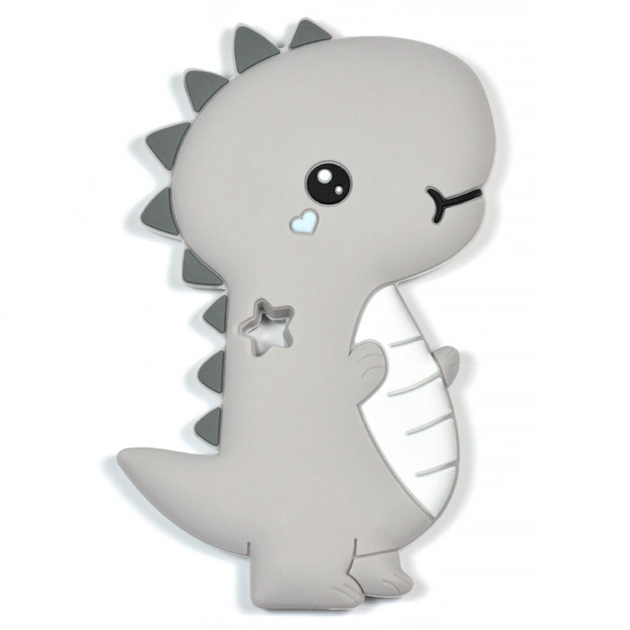 Silikon bitring, dino med stjärna