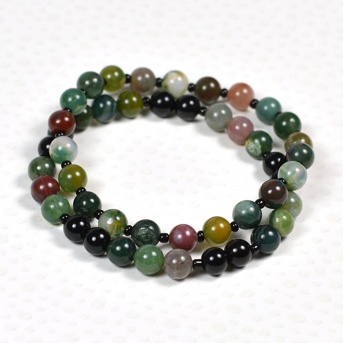 Seed Beads, 2mm, opak svart, 30g