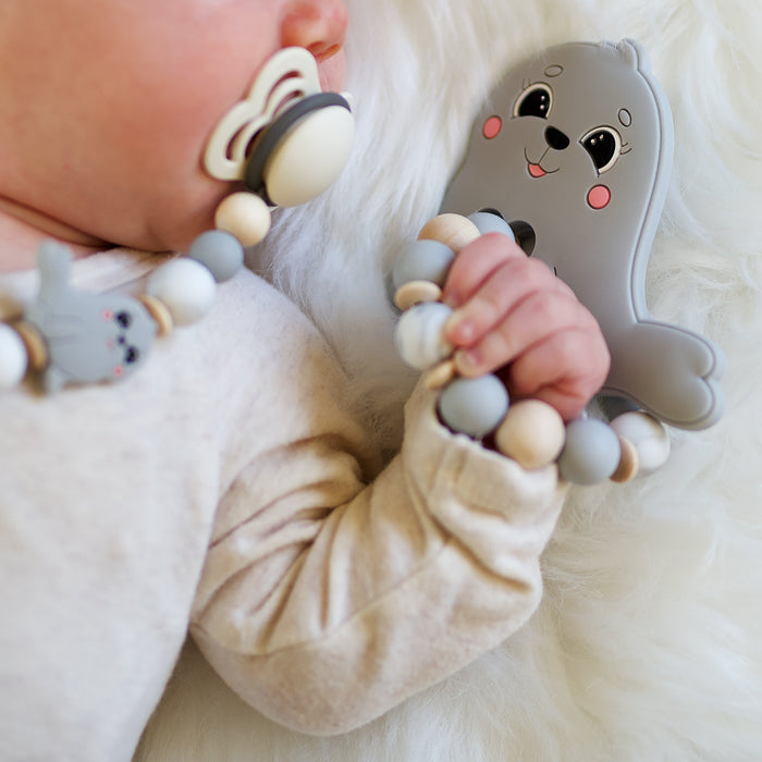 Silicone teether, seal
