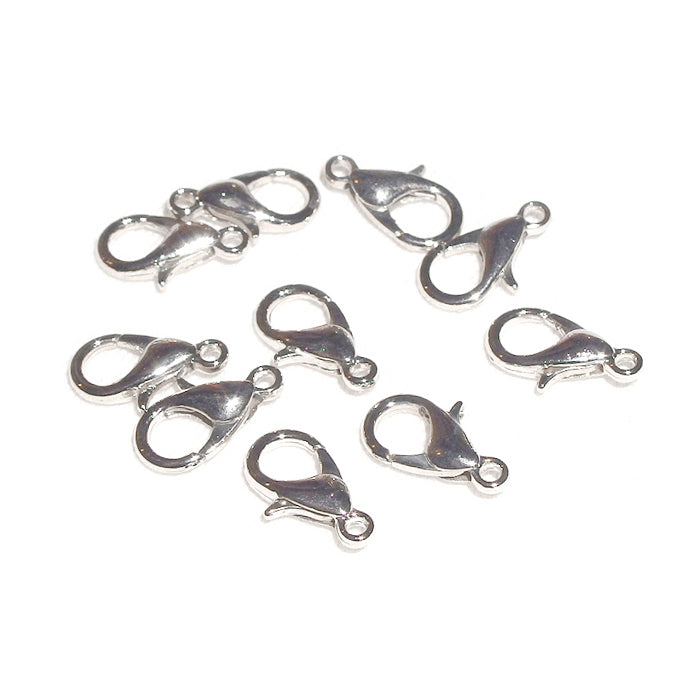 Klolås, silver, 10mm