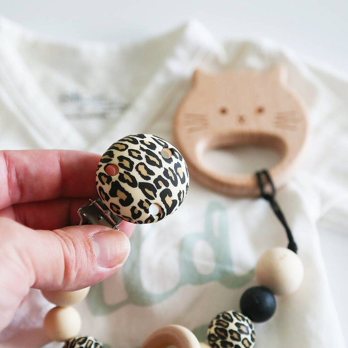 Silikonclips, leopard