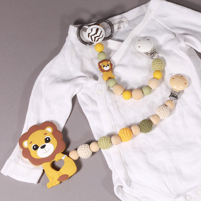 Silicone teether, Leo the lion