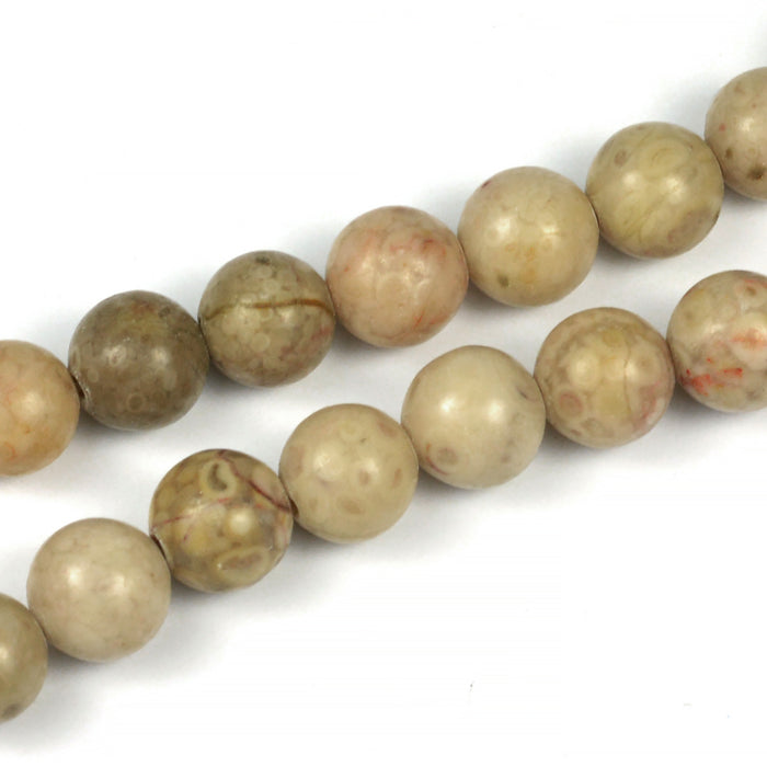 Maifanite perler, 8mm