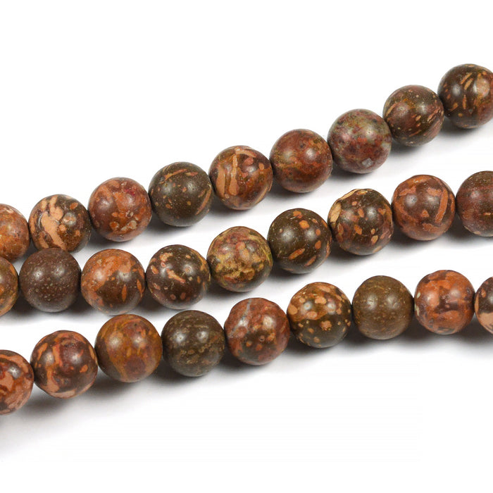 Starburst jasper beads, 6mm