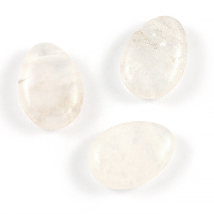 Hänge, droppe av bergkristall, 25mm, 1st