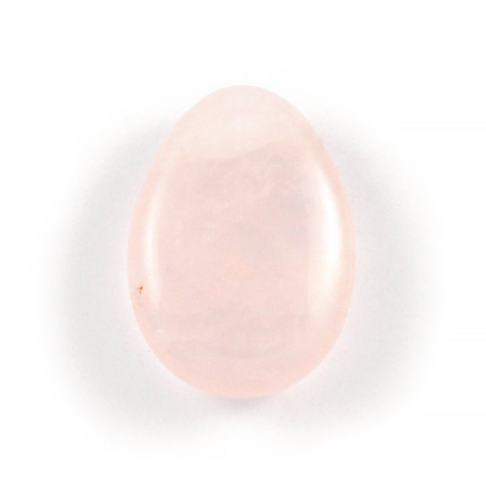 Pendant, drop of rose quartz, 25mm, 1pc