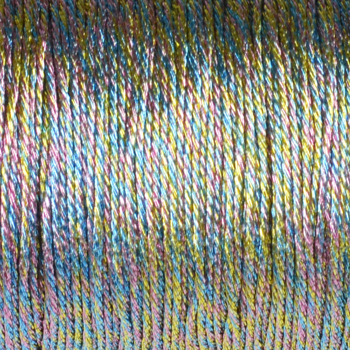 Metallic thread, pastel, non-elastic, 0.8mm, 25m