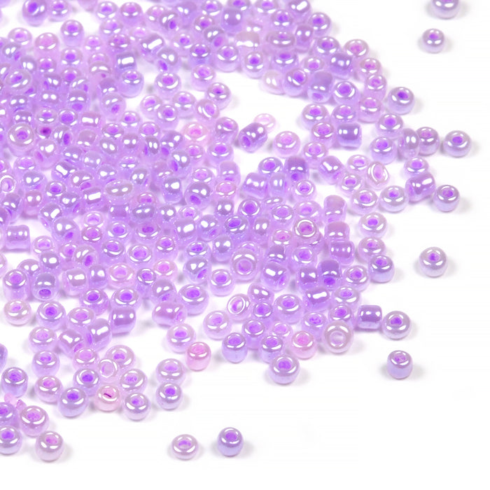 Seed Beads, 2mm, Ceylon Lavender, 30g