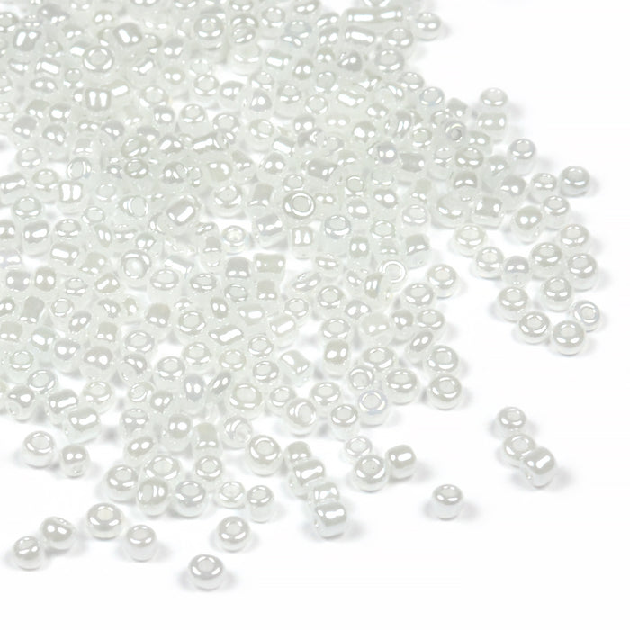 Seed Beads, 2mm, ceylon white, 30g