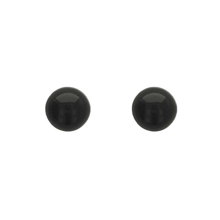 Säkerhetsögon, svart, 8mm, 2 par
