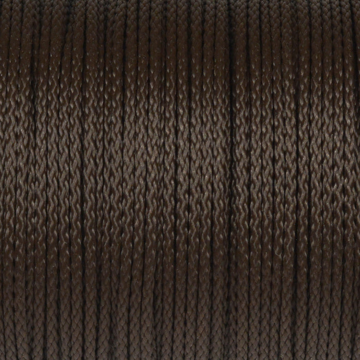 Polyester cord, chocolate brown, 1.5mm