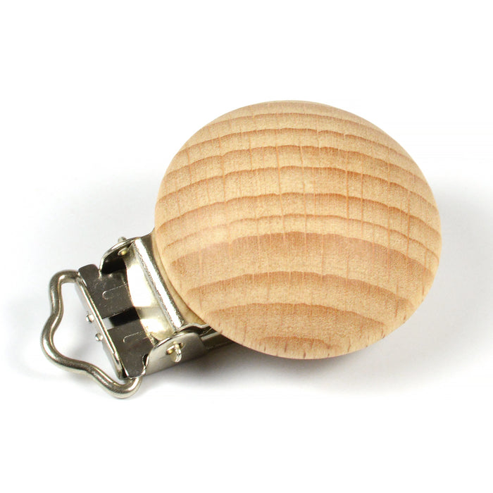 Wooden clip Premium Wood, round, 30mm