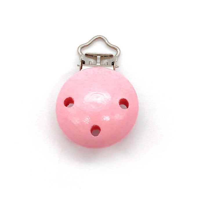 Small wooden clip, pink 