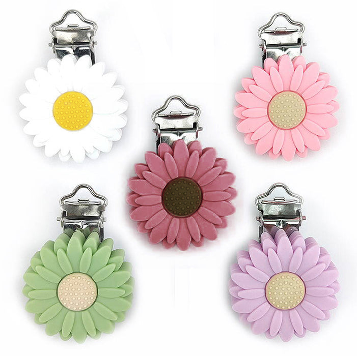 Silicone clips, daisy