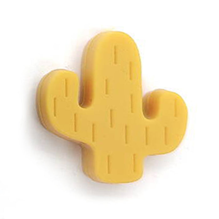 Motive bead in silicone, cactus