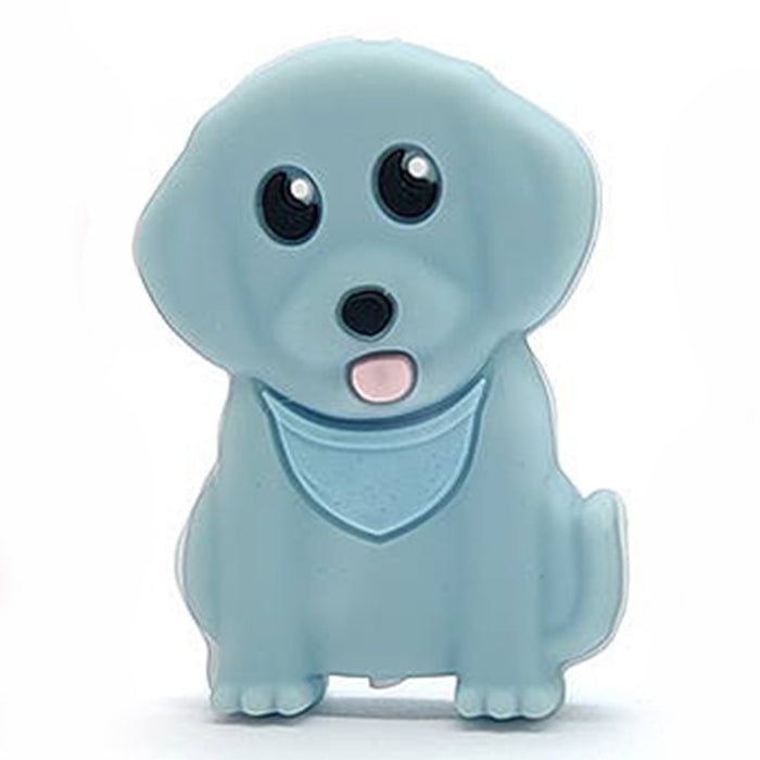 Motive bead in silicone, puppy