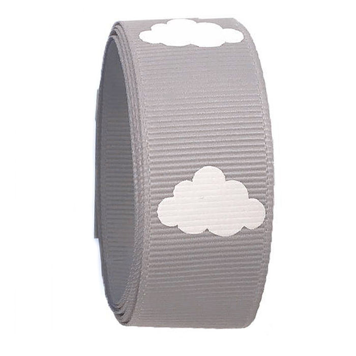 Ripsband med moln, 22mm