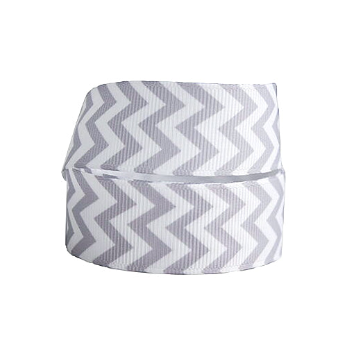 Currant ribbon with chevron pattern, 22mm