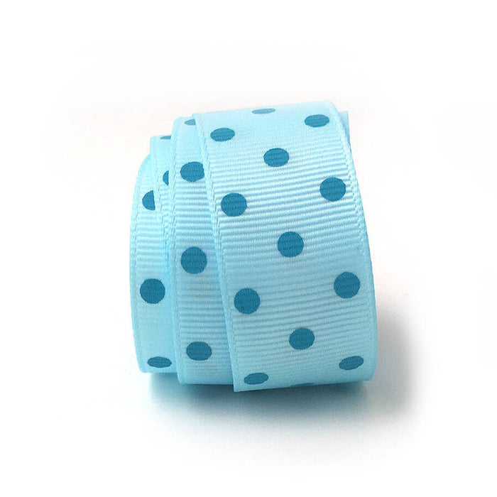 Currant ribbon with dots, 22mm