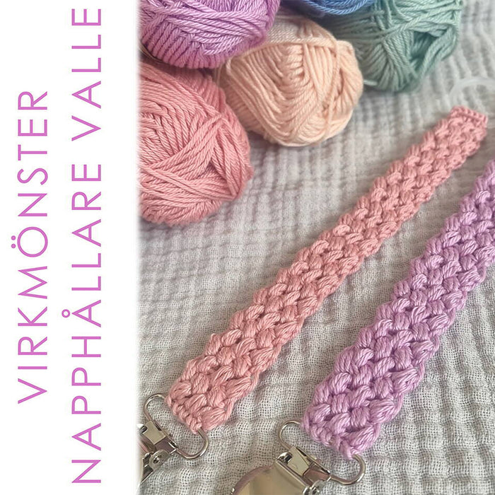 Crochet pattern, pacifier holder VALLE