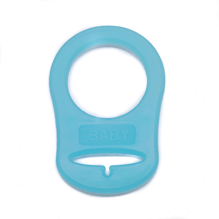 Pacifier ring, light blue, 1pc