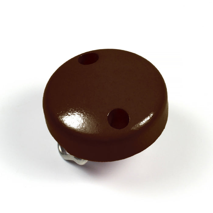 Premium-Träclips *mini*, chokladbrun