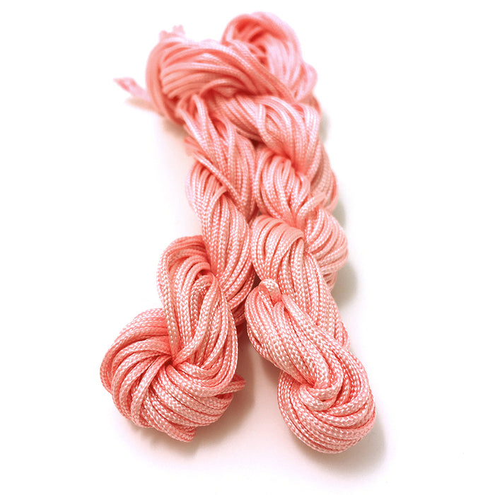 Tie string, pink, 12m