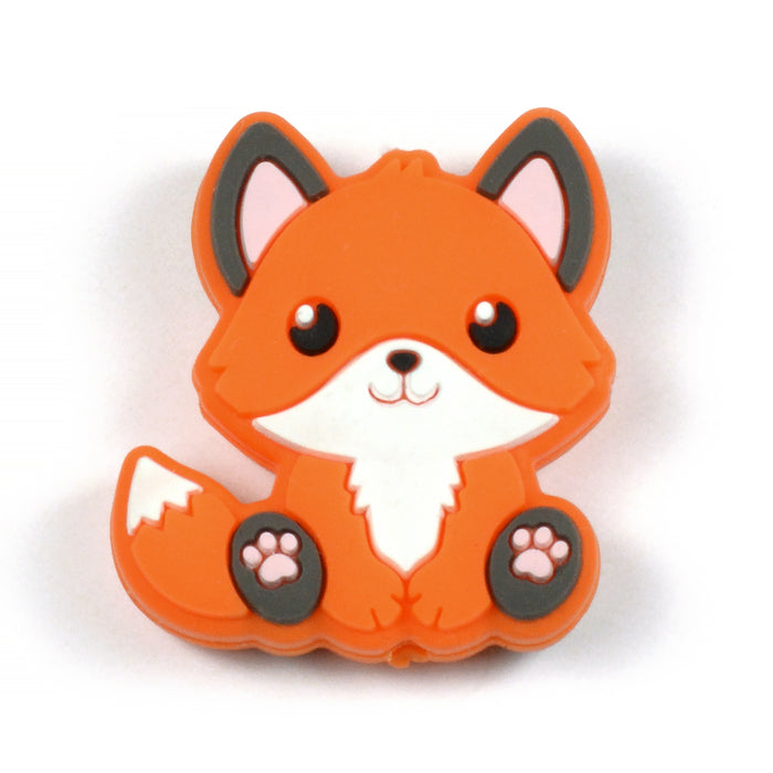 Motive pearl in silicone, fox cub