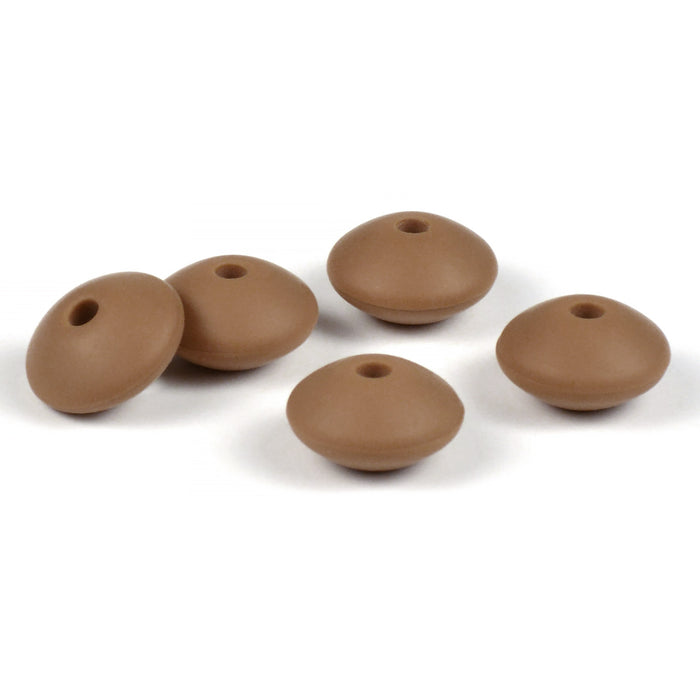 Silicone lenses, brownie, 5 pcs