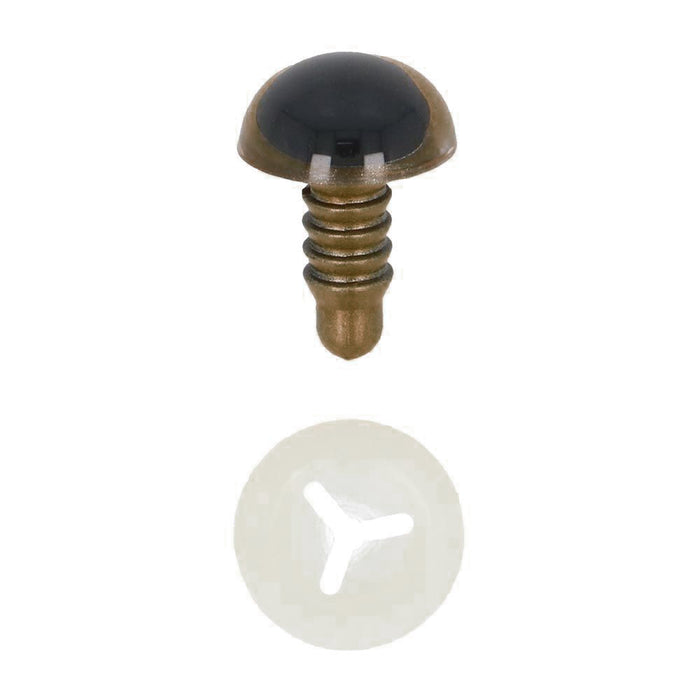 Vernebriller, sort, 6mm, 3 par