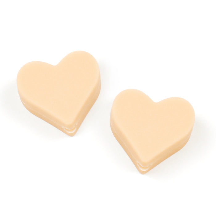 Motif bead in silicone, small heart, SS Collection