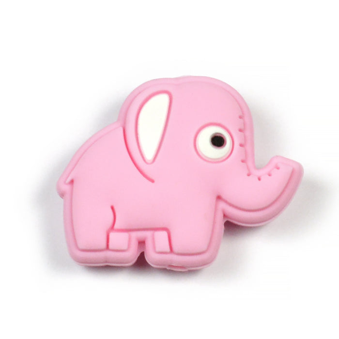 Motivpärla i silikon, little elephant