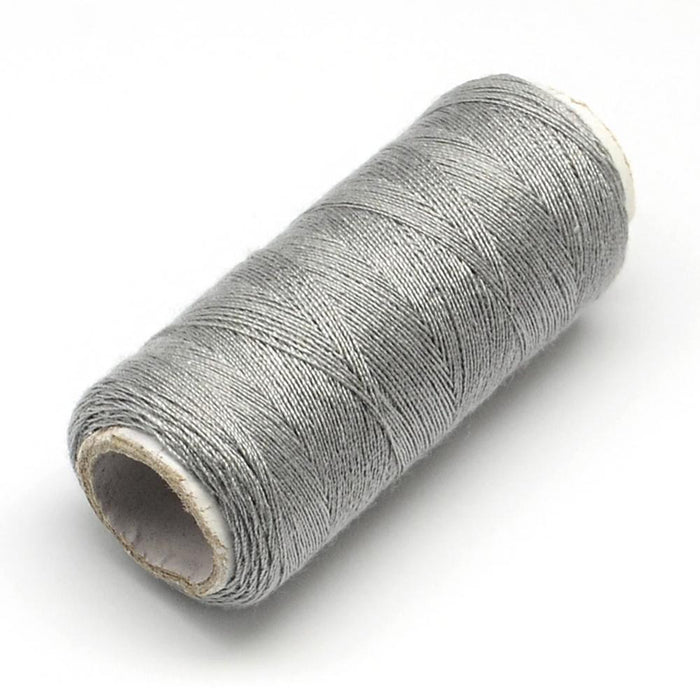 Sytråd av polyester, 120m - silvergrå